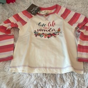 NWT Matilda Jane Live Life Full of Wonder Shirt Size 4